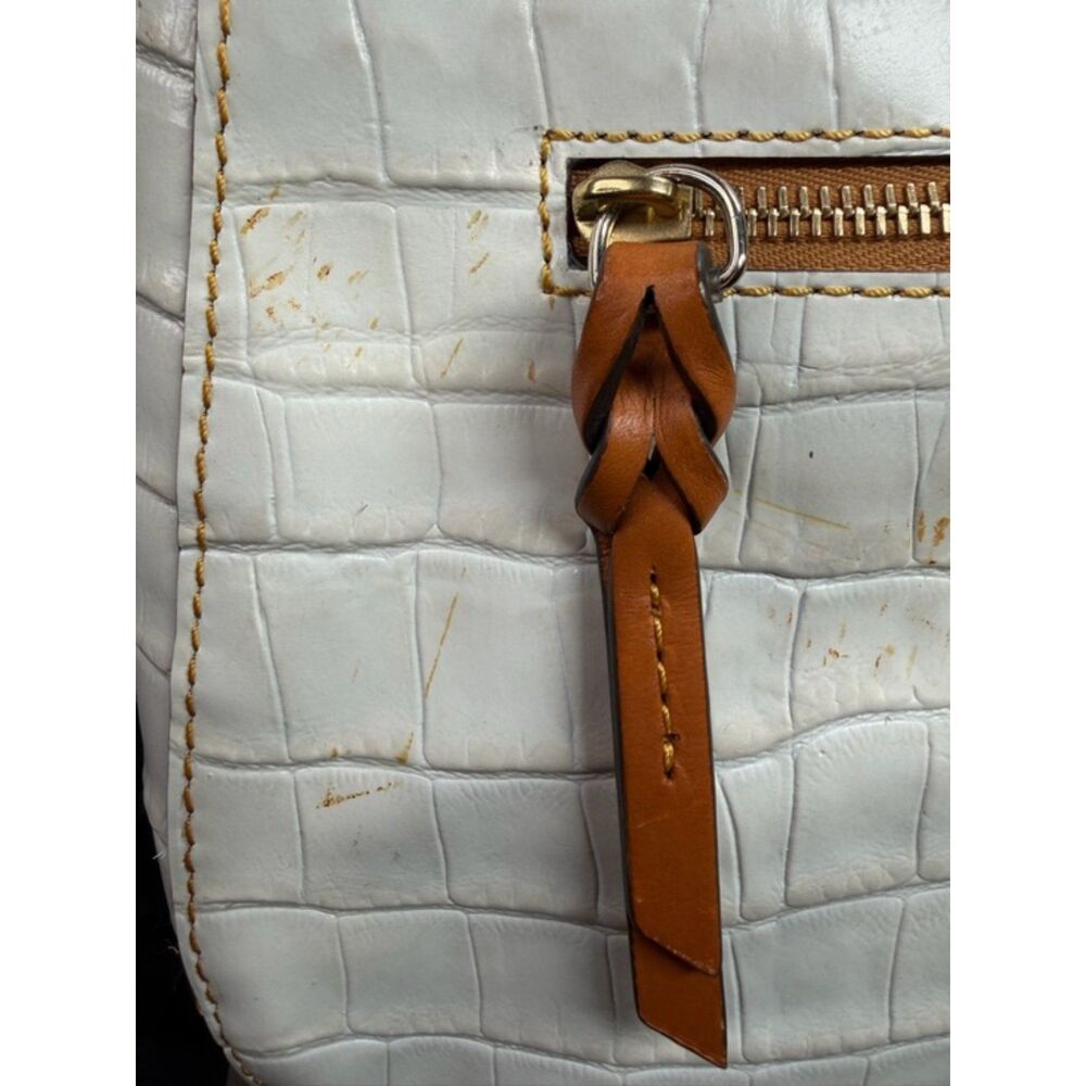 Dooney & Bourke Croco Embossed Small Kiley Hobo Bag READ CONDITION - Picture 11 of 12